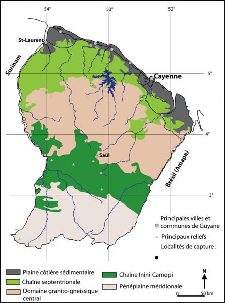 Carte écologique Guyane SEAG